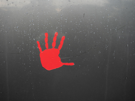 A red handprint across the mouth has become a symbolic representation of violence that affects Indigenous women, in the United States and beyond. (tloventures/Adobe Stock)