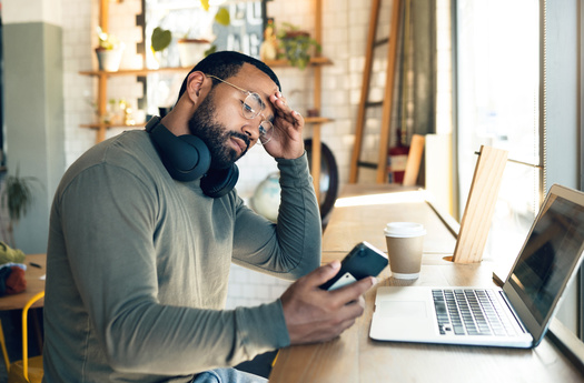 Too much political news can cause stress, which has been linked to a series of physical health impacts, including inflammation, a compromised immune system, digestive issues, heart disease and weight gain. (Adobe Stock)