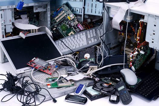 Americans generate about 6.9 million tons of e-waste each year. (Adobe Stock) 