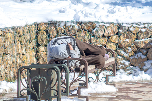 The Connecticut Coalition to End Homelessness finds, as of Jan. 15, 801 people are outside, unsheltered in cold temperatures, despite Connecticut recently implementing the Severe Cold Weather Protocol due to extremely low temperatures. (Adobe Stock)