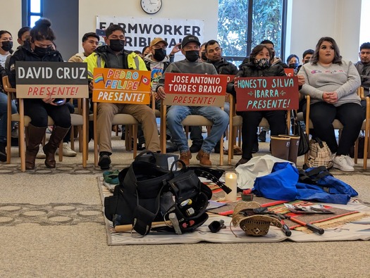 Laborers marked a decade of Farmworkers Tribunals in Olympia in 2023. (Community to Community Development)