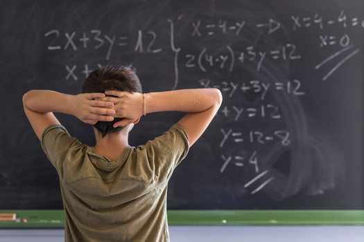 Math scores fell during the pandemic but a new survey on math education found 70% of high school students say they believe in their ability to learn math through hard work. (2Design/Adobestock)