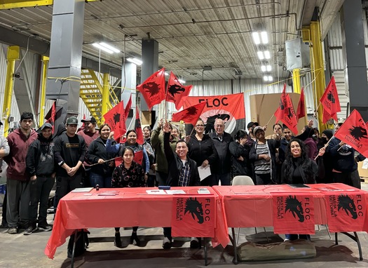 Forty workers at an agricultural packing shed at Battleboro Produce in North Carolina are now part of a union. (courtesy of Farm Labor Organizing Committee)
