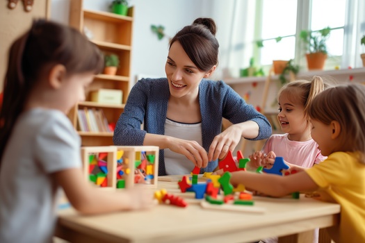 States can set more restrictive qualifications for child care subsidies than the federal government. In 2019, nearly 89,000 Nebraska children qualified using federal parameters, but fewer than 36,000 qualified using Nebraska's state-defined rules. (Lordn/Adobe Stock)