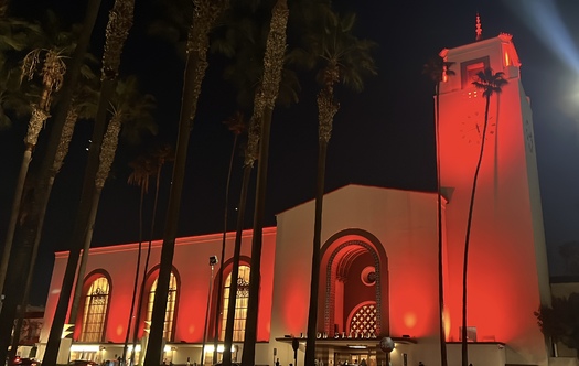 Historic Union Station in Los Angeles 