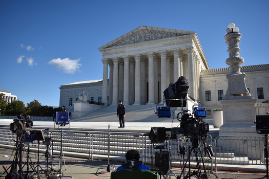 The U.S. Supreme Court is expected to rule quickly on whether Colorado can keep former President Donald Trump's name off its November ballot. (JudithAnne/Adobe Stock)