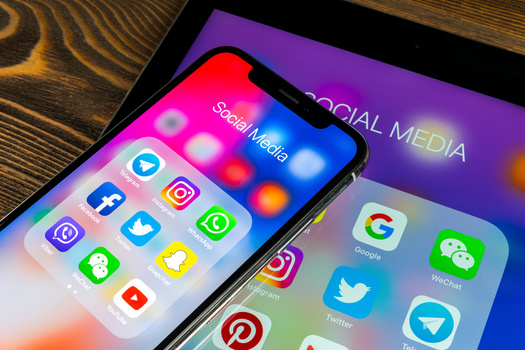 Three in ten U.S. adults say they regularly get news via Facebook, according to Pew Research Center. (Adobe Stock) 