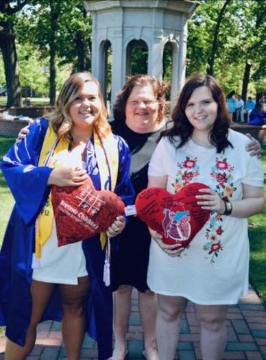 Stephanie Bowden is pictured with her mother and sister. (Courtesy Hannah Booth Photography)