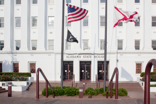 In the Alabama Legislature, Senate Bill 57 would ban protestors near residences, defining 