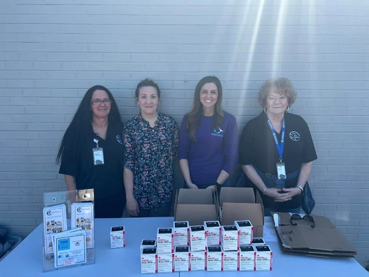 First Day Forward staff offer free Narcan and program pamphlets. (Northeastern Kentucky Substance Use Response Coalition via Facebook)