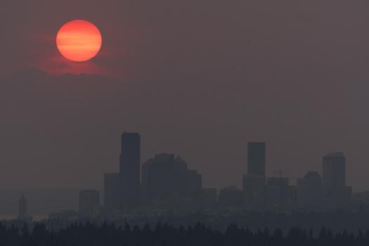Smoke from across the region can affect air quality in cities like Seattle. (Tabor Chichakly/Adobe Stock)