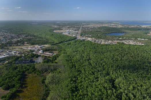 From Alabama to the Everglades, the Florida Wildlife Corridor is a superhighway of interconnected acres of wildlands, working lands and waters. (FAU/FWC aerial view) 