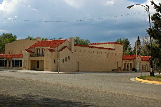 Constructed in a Spanish-Colonial style, the Parco/Sinclair Theatre opened on June 9, 1924. (Photo by Alliance for Historic Wyoming Staff)