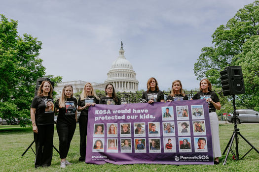 Parents of young people harmed by social media platforms are urging Congress to pass the 