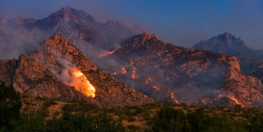 Warmer nighttime temperatures decrease the overnight relative humidity, making it more difficult for firefighters to gain control over wildfires, according to Climate Central's report. (Adobe Stock)