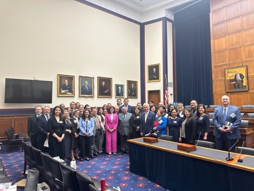 During Latino Advocacy Week, Hispanic Access Foundation members met with lawmakers to promote equity in the upcoming Farm Bill. (Evelyn Ramirez/Hispanic Access Foundation)