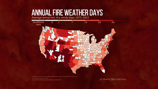 The analysis from Climate Central uses data from 476 weather stations to assess trends in 245 climate divisions spanning all 48 contiguous U.S. states over a 51-year period. (Climate Central)