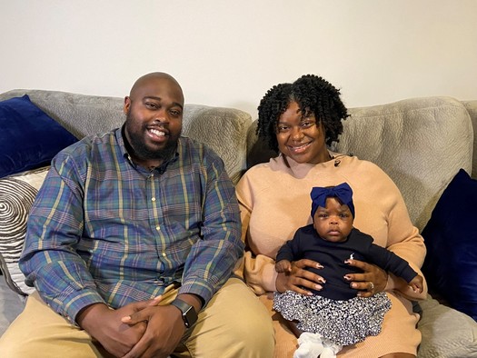 Black women are at particularly high risk of heart disease and stroke during pregnancy, which TaShenma Mack found out firsthand before the birth of her daughter. (Photo courtesy of TaShenma Mack)  
