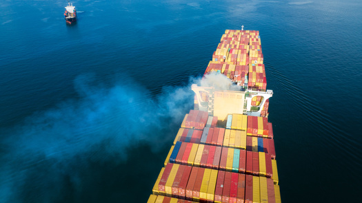 Transportation accounts for 28% of emissions in the U.S. and ships and boats produce 3% of greenhouse-gas emissions. Emissions for the sector declined between 1990 and 2020 but shot to record highs in 2021. (Adobe Stock)