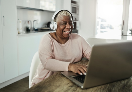 More than 80% of 65-to-69-year-olds are internet users, and two-thirds say they have broadband internet connections at home, according to data from The Pew Research Center. (Adobe Stock)