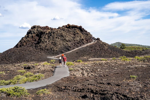 The Craters of the Moon National Monument and Preserve in central Idaho was established a century ago in 1924. (MelissaMN/Adobe Stock)