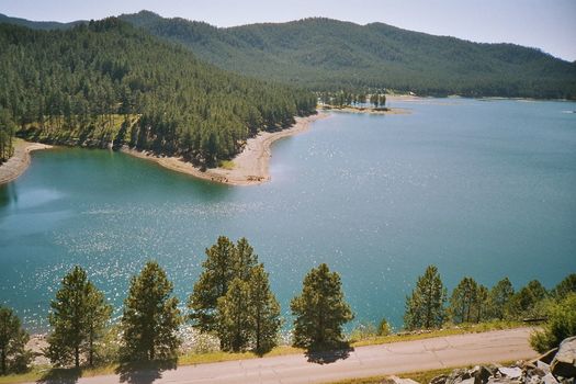 The U.S. government recognized the Black Hills as part of the Great Sioux Reservation in the 1868 Treaty of Fort Laramie. The Black Hills Forest Reserve was established in 1897 and transferred to the U.S. Forest Service in 1905. (R. Blauert, Wikimedia Commons)