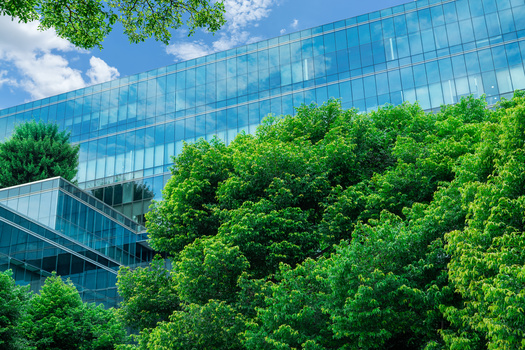 Reports show newly constructed electric buildings can have lower energy bills than those with fossil-fuel systems. (Adobe Stock)