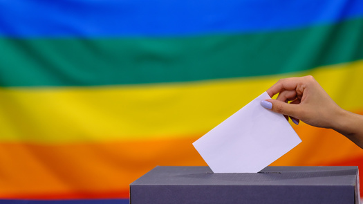 In a Human Rights Campaign survey from 2019 of 4,000 LGBTQ+ adults, almost 17% overall, and nearly 32% of transgender respondents, said they opted not to vote out of fear of being harassed while voting. (yavdat/Adobe Stock)