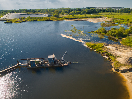 Suction dredge mining can have damaging impacts on rivers and other bodies of water. (nordroden/Adobe Stock)