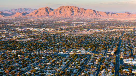 The median monthly rent for all bedrooms and all property types in Las Vegas is $2,060, according to Zillow. (Adobe Stock)
