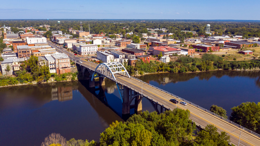 Key improvements made as a part of the Selma 14 Project for riverbank stabilization include re-grading the riverbank, installing articulated concrete matting and adding protective stone elements to prevent erosion and stabilize the slope. (Christopher Boswell/Adobe Stock)