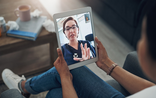 About 25% of people covered by Medicare in 2023 used a telehealth service that year, according to data from the Centers for Medicare and Medicaid Services. (Jeff Bergen/Adobe Stock)