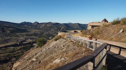 The Johnston Ridge Observatory at the Mount St. Helens National Volcanic Monument is among the latest projects to receive improvement funds. (Francisco/Adobe Stock)