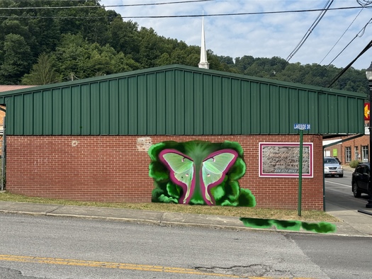 A mural mock-up by artist Lacy Hale is seen in Jenkins, Ky. (Adobe Stock)