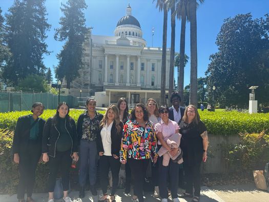 Advocates with California Competes met with lawmakers in Sacramento to press for passage of AB 2458, known as the Greater Accessibility, Information, Notice and Support (GAINS) Act. (AJ Johnson)