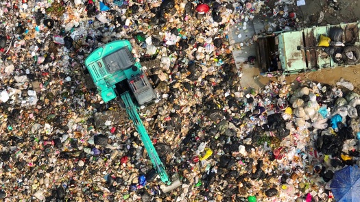 In March, a study by the EPA and others used aerial surveys to assess hundreds of U.S. landfills. The research revealed significant discrepancies between reported emissions and actual emissions.(Punyawee/Adobe Stock)