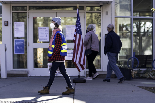 More than one in three local election officials have experienced threats, harassment or abuse, according to a recent Brennan Center poll. (Lorie Shaull, Flickr)