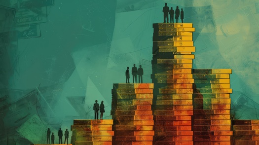 There are renewed concerns about being able to reverse the longstanding widening of income inequality. But recent federal data did show that average wages had surpassed inflation. (Adobe Stock)