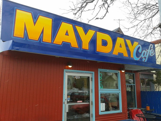 Since the mid-1990s, the May Day Cafe has been a community fixture in South Minneapolis. Workers there are trying to add it to the growing list of worker-owned cooperatives in the United States. (Photo courtesy of Forrest Wozniak/Flickr)