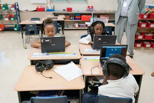 Research shows lower high school graduation rates for children with high absenteeism starting as early as kindergarten. (photo courtesy Max Herman, Chalkbeat)
