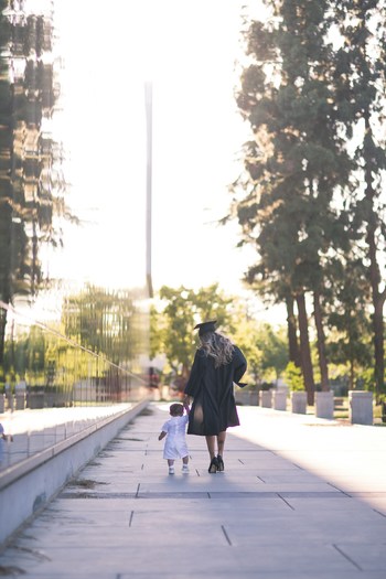 Sixty-two percent of student parents are first-generation college students, according to a study by Child Trends. (Unsplash/ElijahHiett)