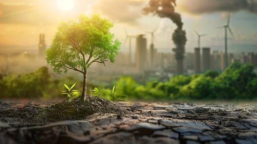 According to the Chicago Metropolitan Planning Agency, Chicago and Cook County produce the most total emissions. (Adobe Stock)