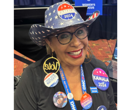 Texas delegates to the Democratic National Convention are discussing a variety of issues important to the state, from abortion to school vouchers. (Photo courtesy Sylvia Lagos) 