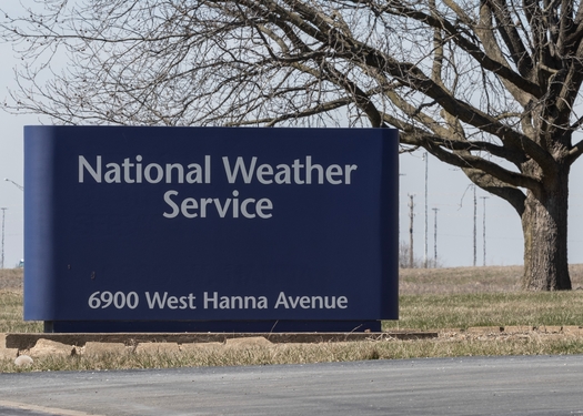 The National Weather Service produces thousands of daily forecasts through its network of 122 bureaus. It also provides storm warnings and fire forecasts and tracks climate-change events. (Adobe Stock)