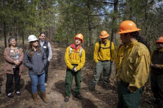 The Lomakatsi Restoration Project partners with the U.S. Department of the Interior on forestry training for tribal youth. (fs.usda.gov)