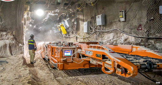New Mexico's Waste Isolation Pilot Plant is the nation's only deep geologic long-lived radioactive waste repository. (DOE) New Mexico's Waste Isolation Pilot Plant is the nation's only deep geologic long-lived radioactive waste repository. (DOE)