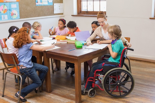At least one-third of schools are fully accessible in eleven of New York City's 32 community school districts. Once the projects currently in the pipeline are done, at least one-third of schools will be disability accessible. (Adobe Stock)