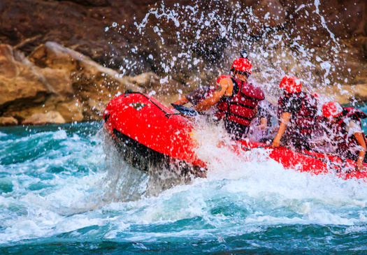Colorado residents and out-of-state visitors spent an estimated $10.8 billion on outdoor recreation within Colorado's river basins in 2019. About a quarter of this came from participants in water sports such as rafting. (Adobe Stock)