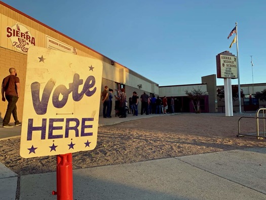 Democrats outnumber Republicans in New Mexico, with about 43% of the electorate compared to the GOP's 31%. (Courtesy Heath Haussamen/NMPolitics.net)