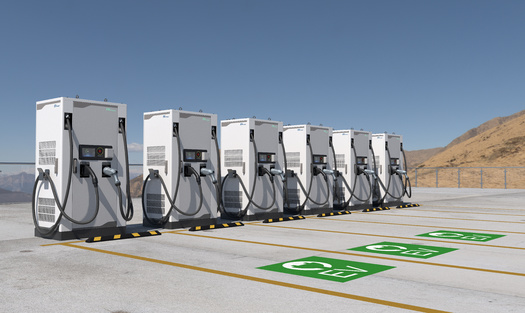 The electric vehicle stations will have both fast and slow charging ports. (Mike Mareen/Adobe Stock)